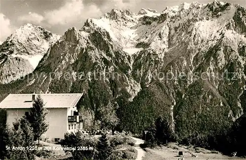 AK / Ansichtskarte St_Anton_Kranzberg Karwendel St_Anton_Kranzberg