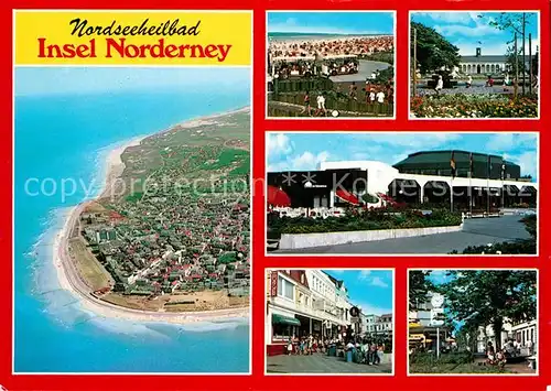 Norderney_Nordseebad Fliegeraufnahme Teilansichten Ortsmotive Norderney_Nordseebad