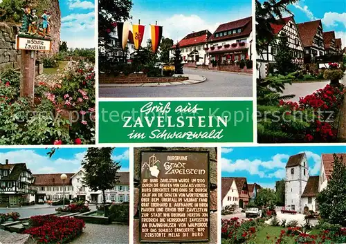 Zavelstein Teilansichten Burgruine Zavelstein