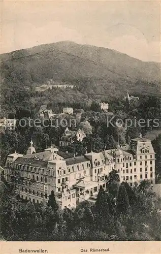 Badenweiler Fliegeraufnahme Roemerbad Badenweiler