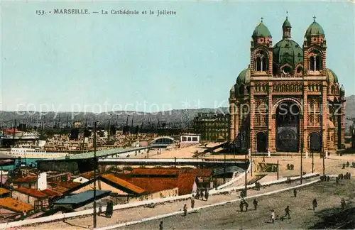 Marseille_Bouches du Rhone Cathedrale et la Joliette Marseille