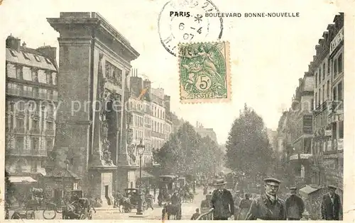 Paris Boulevard Bonne Nouvelle Paris