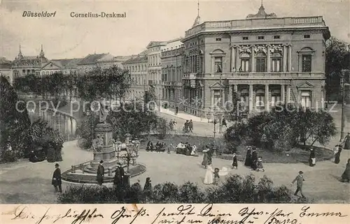 Duesseldorf Cornelius Denkmal Duesseldorf