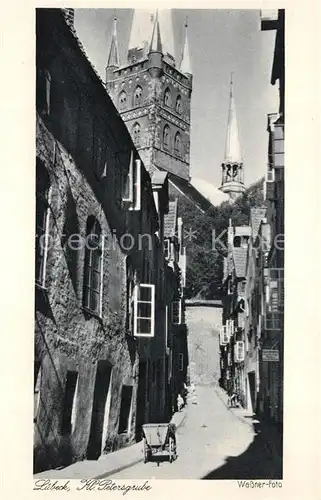 Luebeck Kleine Petersgrube Gasse Altstadt Luebeck