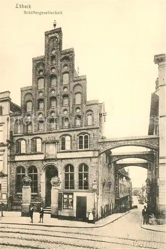 Luebeck Haus der Schiffergesellschaft Giebelhaus Luebeck