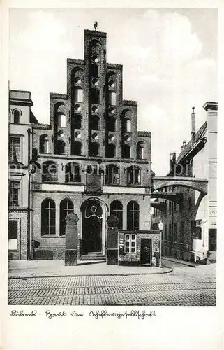 Luebeck Haus der Schiffergesellschaft Giebelhaus Luebeck