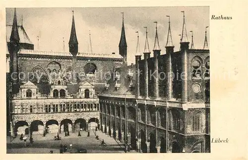 Luebeck Rathaus Marktplatz Luebeck