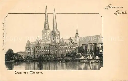 Luebeck Dom und Museum Deutsche Reichspost Luebeck