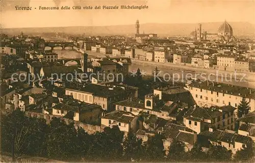 Firenze_Toscana Panorama della Citta visto dal Piazzale Michelangelo Firenze Toscana