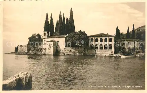 Punta_San_Vigilio Landzunge Gardasee Punta_San_Vigilio