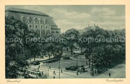 Duesseldorf Corneliusplatz Strassenbahn Duesseldorf