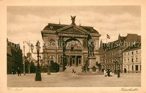 Duesseldorf Kunsthalle Bismarckdenkmal Statue Duesseldorf