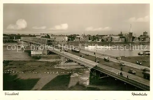 Duesseldorf Rheinbruecke Duesseldorf