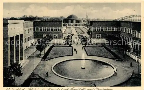 Duesseldorf Ehrenhof Kunsthalle Planetarium Duesseldorf