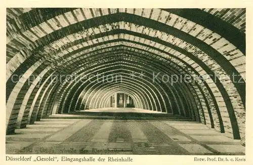 Duesseldorf Grosse Ausstellung Gesolei Eingangshalle der Rheinhalle Duesseldorf