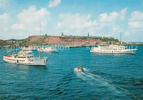 AK / Ansichtskarte Helgoland Hafen Helgoland