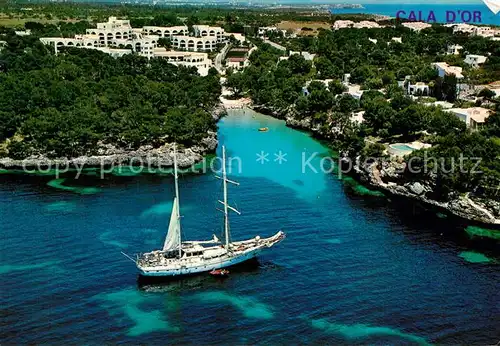 AK / Ansichtskarte Cala_d_Or Bucht Segelschiff Cala_d_Or