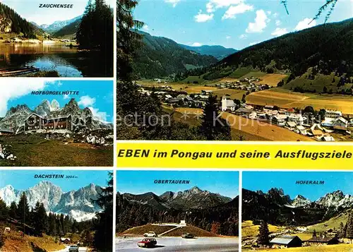 AK / Ansichtskarte Eben_Pongau Hoferalm Obertauern Dachstein Eben Pongau