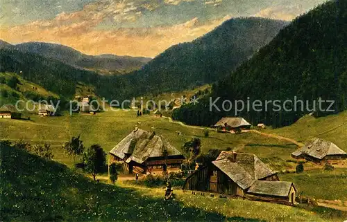 AK / Ansichtskarte Hoffmann_Heinrich Hinter Todtmoos Hoffmann Heinrich