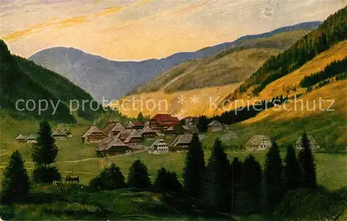 AK / Ansichtskarte Hoffmann_Heinrich Menzenschwand  Hoffmann Heinrich