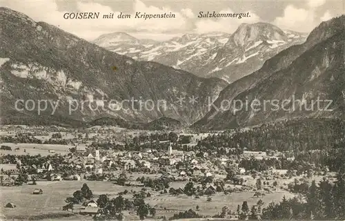 AK / Ansichtskarte Goisern_Salzkammergut_Bad Fliegeraufnahme mit Krippenstein Goisern_Salzkammergut_Bad