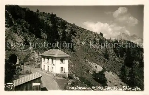 AK / Ansichtskarte Valloire_Savoie Tunnel du Telegraphe Cantonners Refuge Valloire Savoie