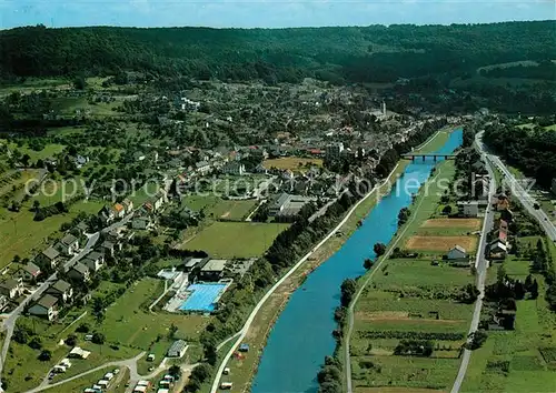 AK / Ansichtskarte Bollendorf_Pont Deutsch Luxemburgischer Naturpark Fliegeraufnahme Bollendorf_Pont