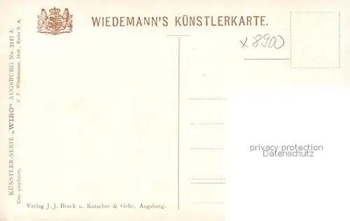 AK / Ansichtskarte Verlag_Wiedemann_WIRO_Nr. 2147 A Augsburg St. Ulrichskirche Rotes Tor  Verlag_Wiedemann_WIRO_Nr.