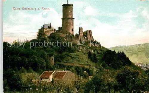 AK / Ansichtskarte Bad_Godesberg Burgruine Bad_Godesberg