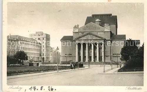 AK / Ansichtskarte Duisburg_Ruhr Stadttheater Duisburg Ruhr