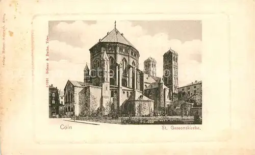 AK / Ansichtskarte Koeln_Rhein St Gereonskirche Koeln_Rhein