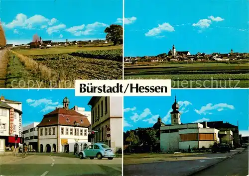 AK / Ansichtskarte Buerstadt Panorama Teilansichten Buerstadt