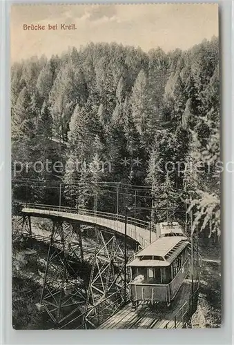 AK / Ansichtskarte Bergbahn Kreit Bruecke  Bergbahn