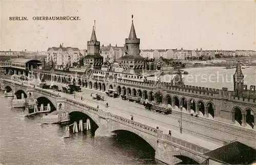 AK / Ansichtskarte Berlin Oberbaumbruecke Berlin