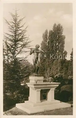 AK / Ansichtskarte Dahlem_Berlin Schmuckbrunnen im Botanischen Garten Statue Dahlem_Berlin