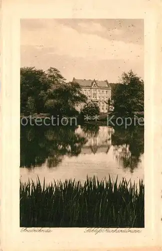 AK / Ansichtskarte Friedrichroda Schloss Reinhardsbrunn Friedrichroda