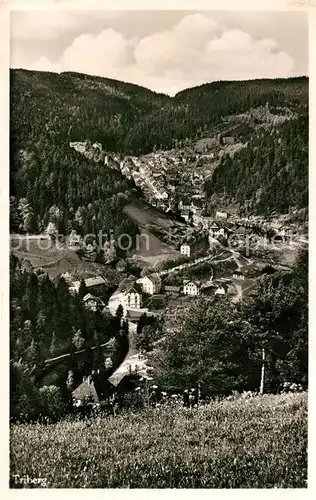 AK / Ansichtskarte Triberg_Schwarzwald Panorama Triberg Schwarzwald