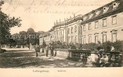 AK / Ansichtskarte Ludwigsburg_Wuerttemberg Schloss Ludwigsburg Wuerttemberg