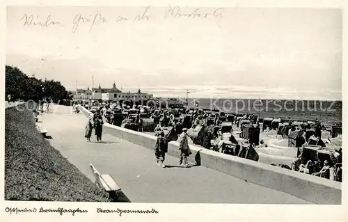 AK / Ansichtskarte Brunshaupten Strandpromenade Strand Brunshaupten