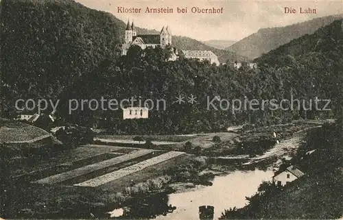 AK / Ansichtskarte Obernhof_Lahn Panorama mit Kloster Arnstein Obernhof_Lahn