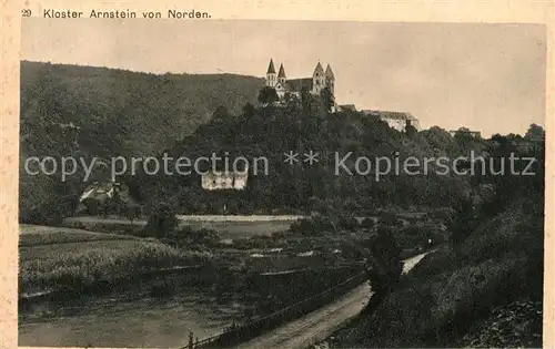 AK / Ansichtskarte Obernhof_Lahn Panorama mit Blick zum Kloster Arnstein Obernhof_Lahn