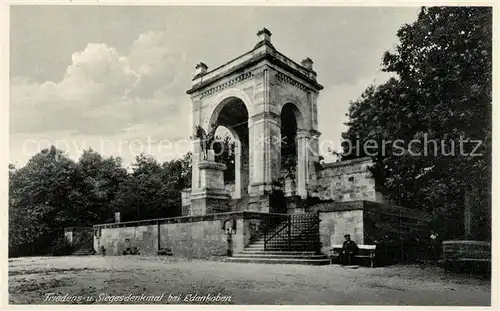 AK / Ansichtskarte Edenkoben Friedens  und Siegesdenkmal Reiterstandbild Edenkoben