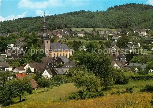 AK / Ansichtskarte Eckenhagen Kirchenpartie Eckenhagen