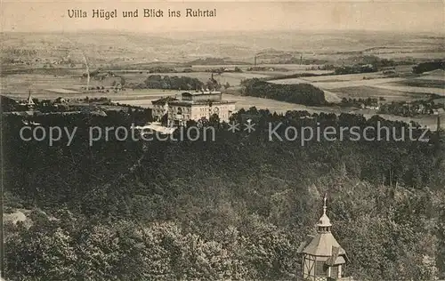 Essen_Ruhr Villa Huegel mit Blick ins Ruhrtal Essen_Ruhr