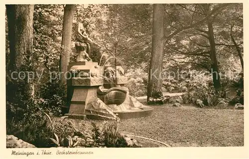 Meiningen_Thueringen Bechsteinbrunnen Meiningen Thueringen