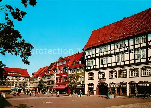 AK / Ansichtskarte Osterode_Harz Kornmarkt Fachwerk Osterode_Harz