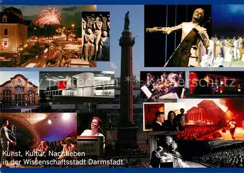 AK / Ansichtskarte Darmstadt Heinerfest Luisenplatz Staatstheater  Darmstadt