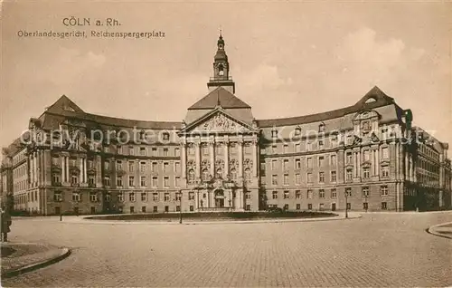 AK / Ansichtskarte Coeln_Rhein Oberlandesgericht Reichenspergerplatz Coeln_Rhein