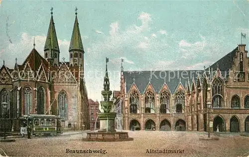 AK / Ansichtskarte Braunschweig Altstadtmarkt Braunschweig