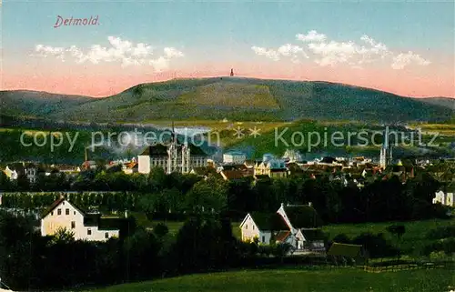 AK / Ansichtskarte Detmold Panorama Detmold